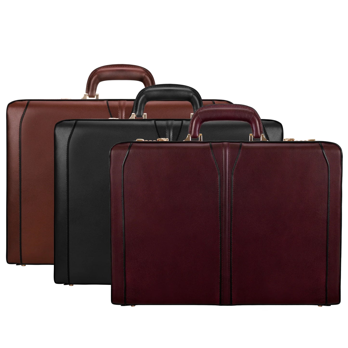 McKleinUSA TURNER | 4.5” Leather Expandable Attaché Briefcase