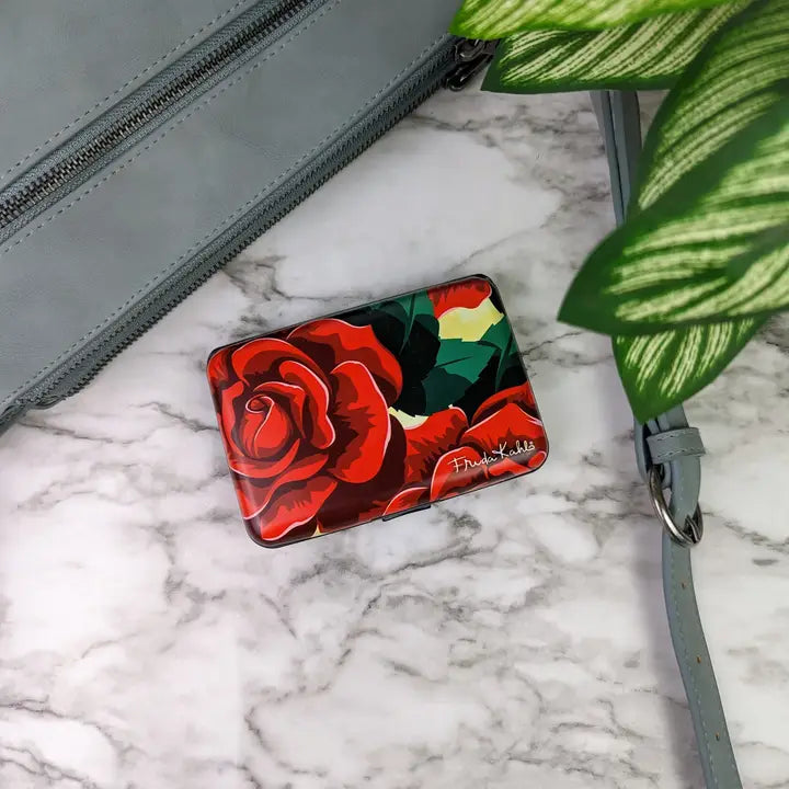 Monarque RFID Armored Wallet Frida Rose