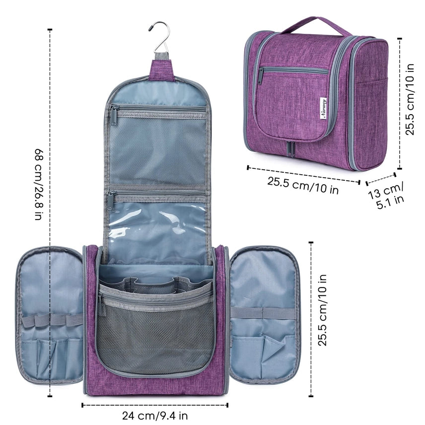 WANDF Large Hanging Toiletry Bag With Handle
