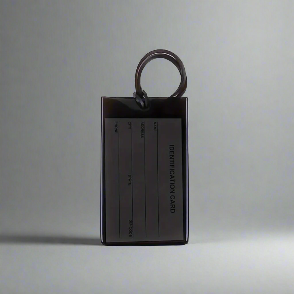 Jelly Luggage Tag Black