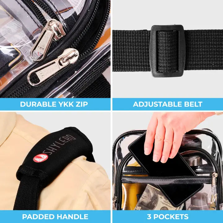 SHYLERO Stadium Messenger Bag- 9.84x8.3x5.12 inches- $19.99