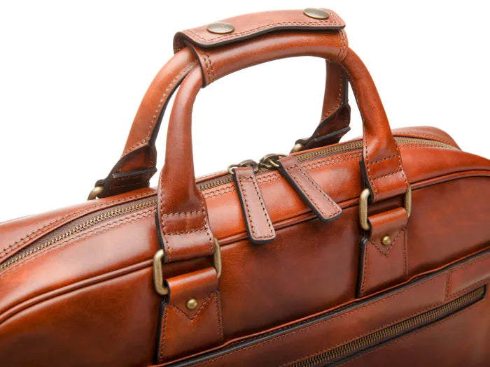 Bosca Dolce Italia Single Gusset Stringer Briefcase