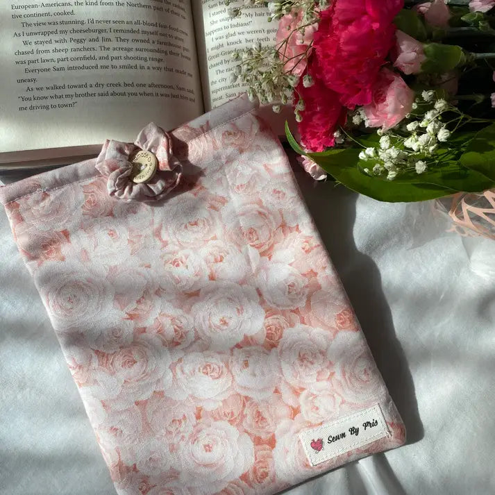 Sewn By Priss- Book Sleeves Roses