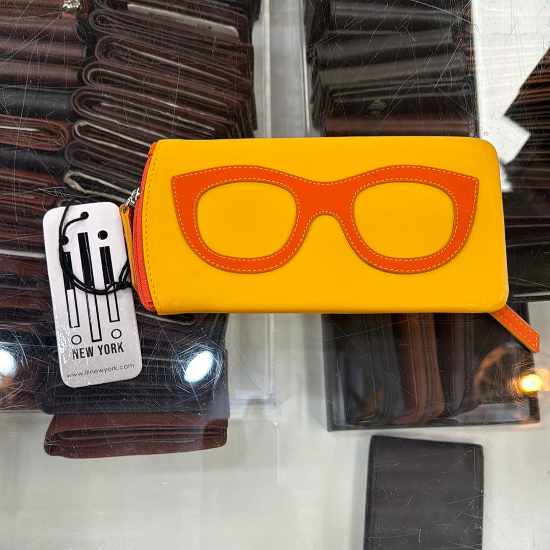 ili New York Eyeglass Leather Case- 6462
