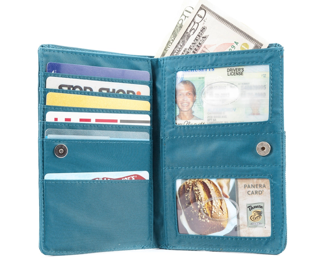 Big Skinny Rfid Blocking Plus Sized Myphone Bifold Wallet