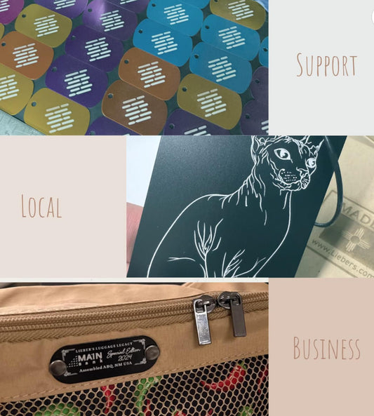 Lieber’s Luggage Lab- Custom Dog Tag