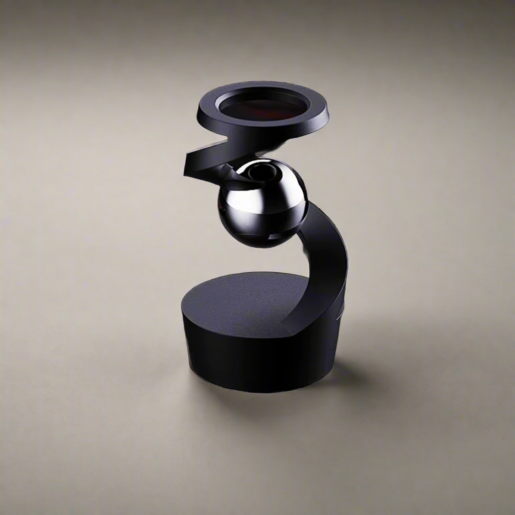 Desktop Visual Levitation Sculpture Black