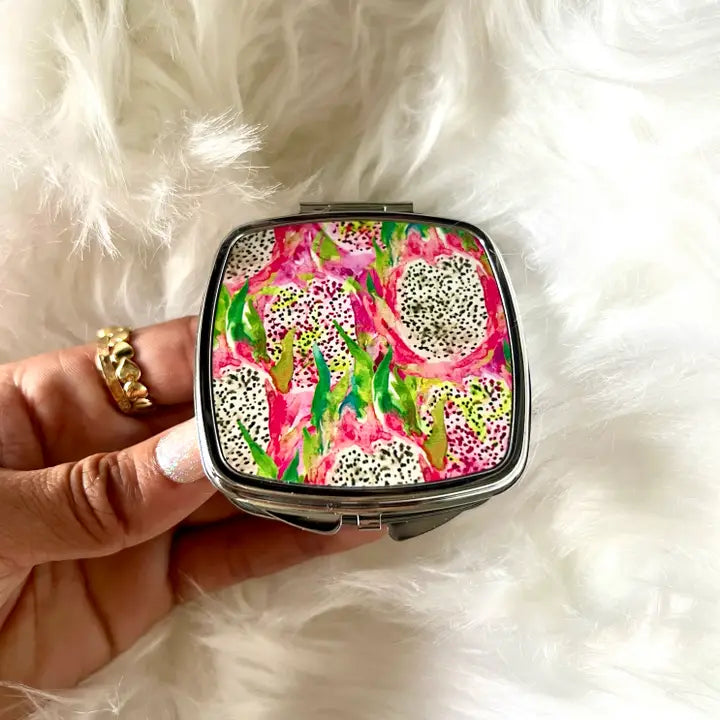 Aubrey Emi Mirror Watercolor Dragonfruit