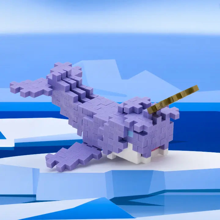 Plus Plus Mini Maker 3D Puzzles Narwhal