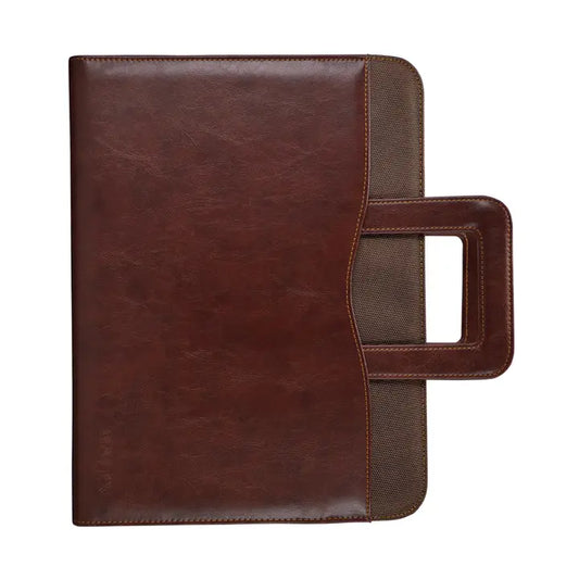 Dalix Professional Excel Business Slim Portfolio Briefcase Brown