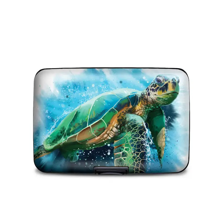 Monarque RFID Armored Wallet Sea Turtle