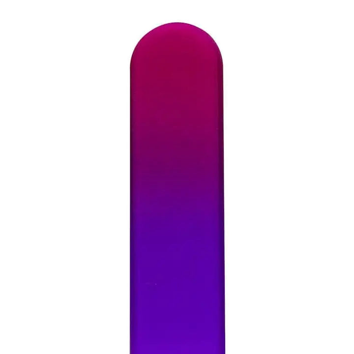 Czech Crystal Nail File - Size Small- Classy Color Collection Magenta Purple