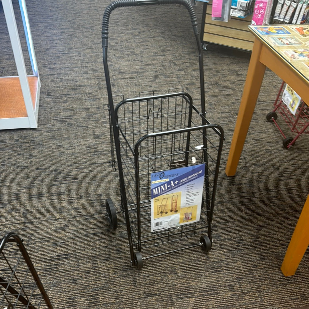 Narita Mini Wheels Shopping Cart - In-Store Pickup Only Black