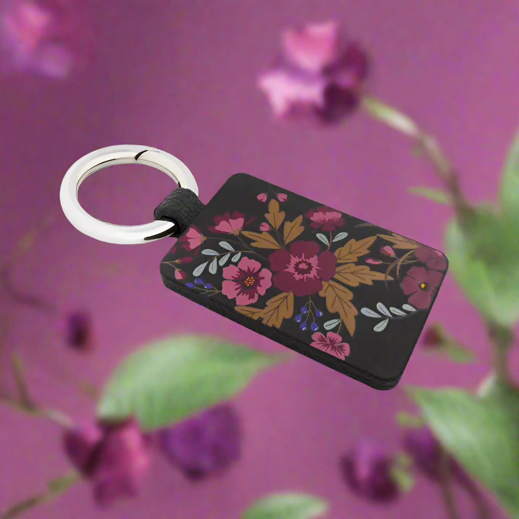 Bagnet Magnetic Bag Clip- Silicone Designs Midnight Bloom