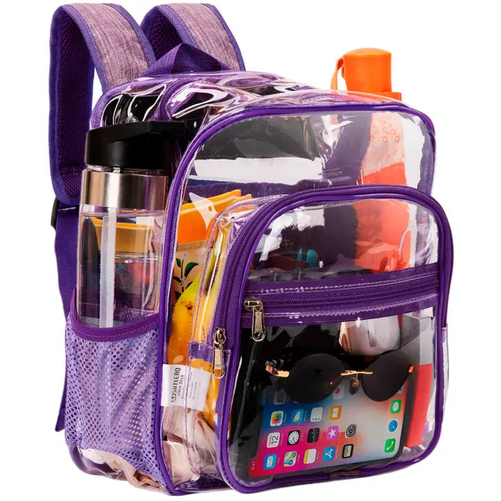 SHYLERO Stadium Backpack- 11.8 x 11 x 6 inches Purple