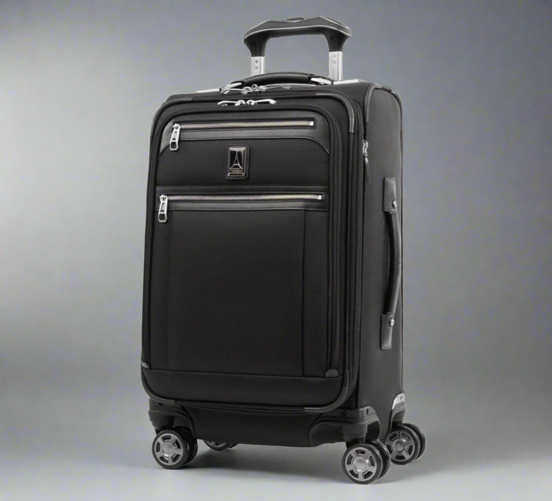 Travelpro® Platinum® Elite Carry-On Softsided Expandable Spinner- 4091861 Black