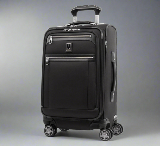 Travelpro® Platinum® Elite Carry-On Softsided Expandable Spinner- 4091861 Black