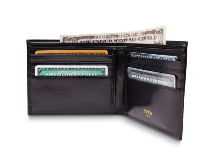 Bosca Oldleather RFID Deluxe 8-Pocket Wallet