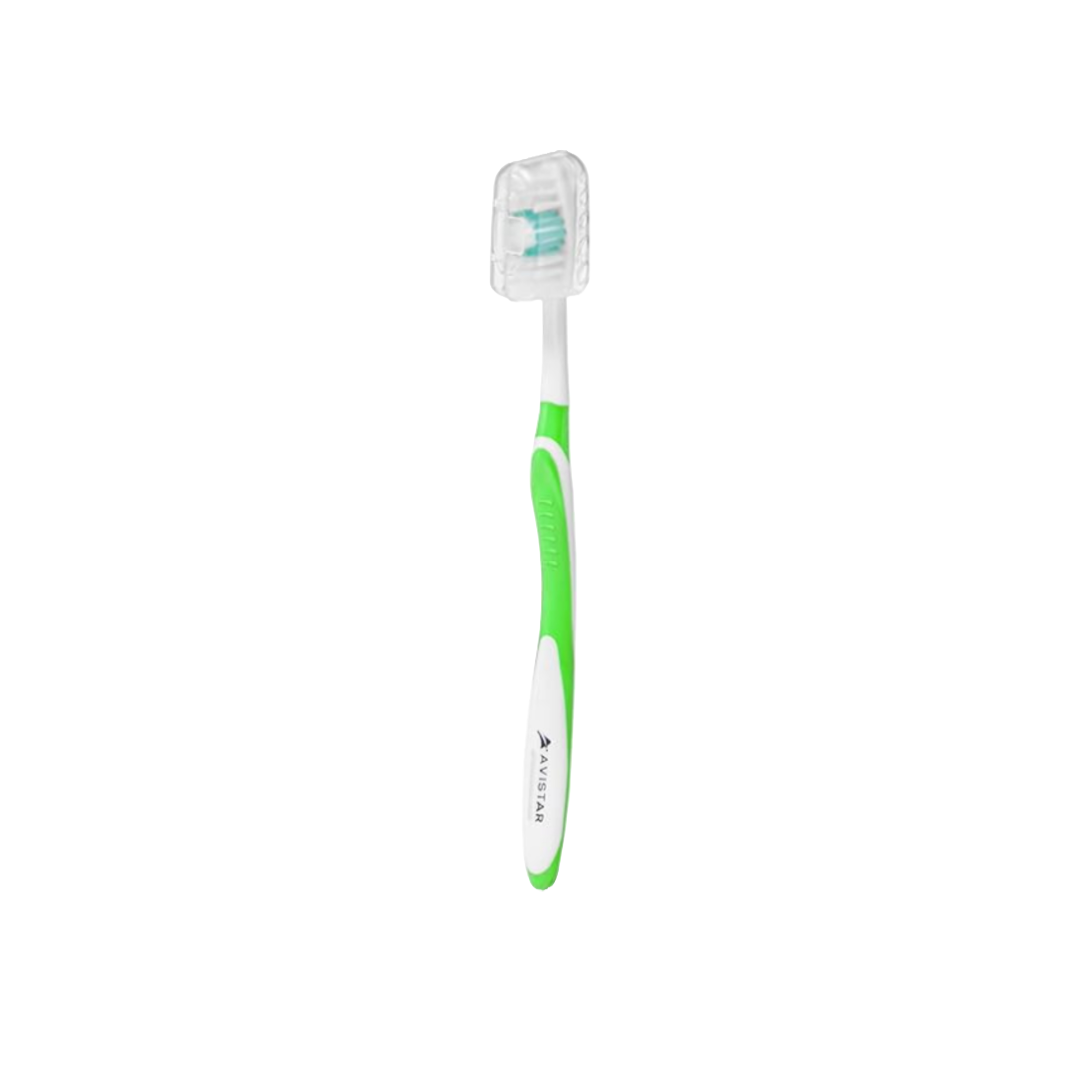 One Avistar Toothbrush + Cover Green