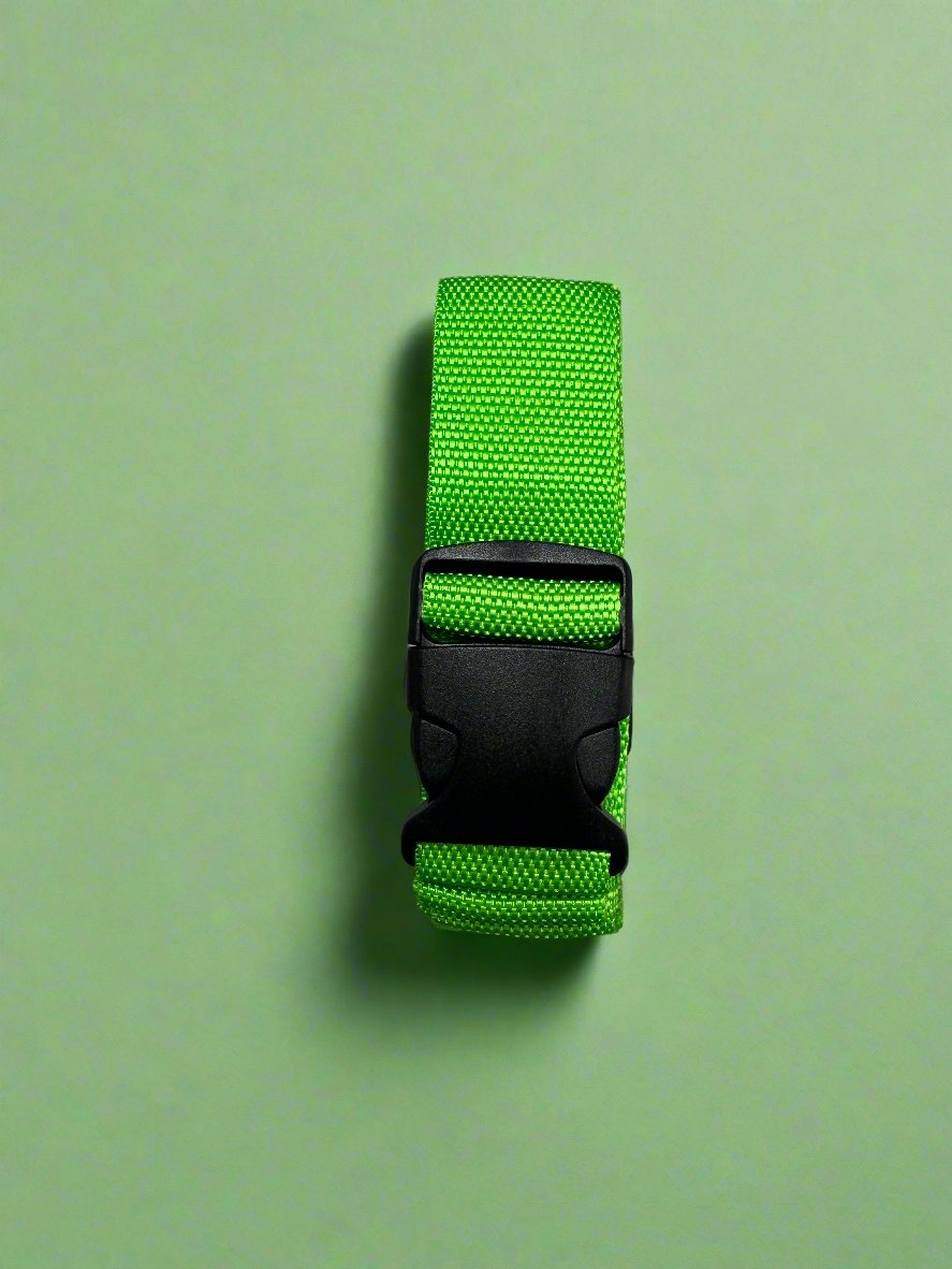 Thin Luggage Strap- 36-78 inch Lime