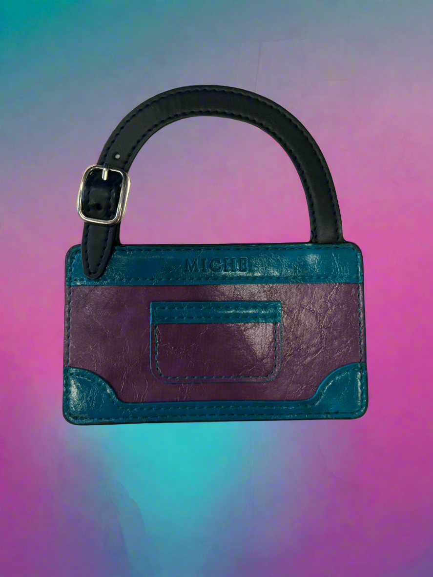 Miche Luggage Tags Purple & Blue