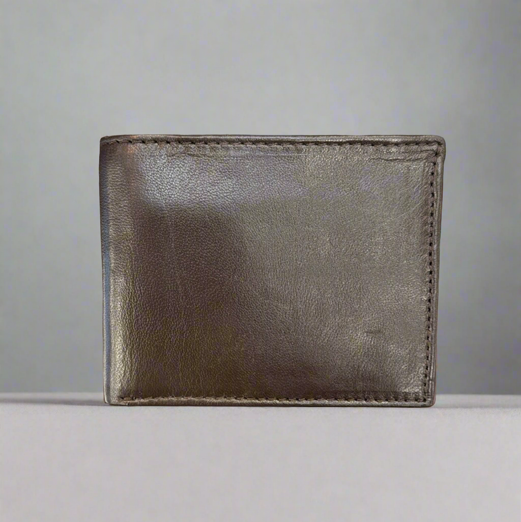 DK Leather RFID Bifold Wallet with Extra Outer Flap