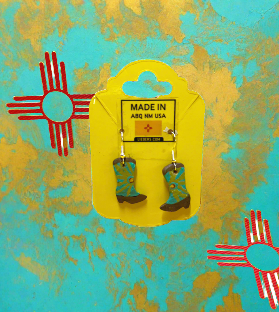 Lieber's Luggage® Lab- Earrings Handcrafted in ABQ NM