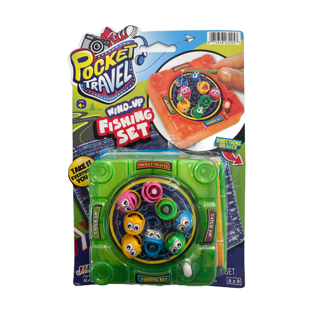 Pocket Travel Game Fishing- Green