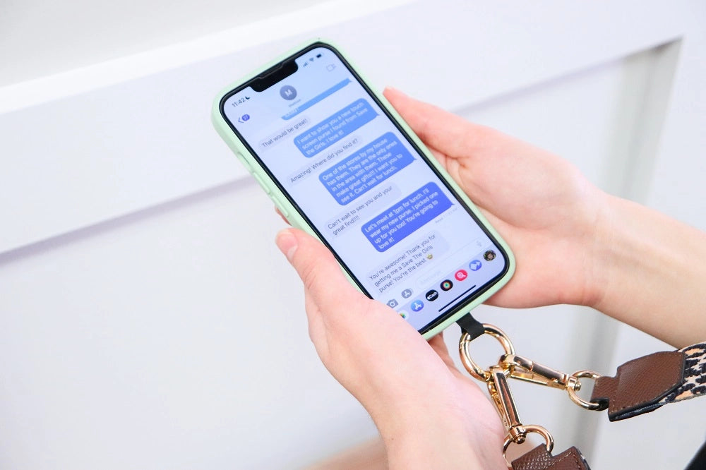 Save The Girls Clip & Go SmartPhone Crossbody Lanyard Strap With Zippered Pouch