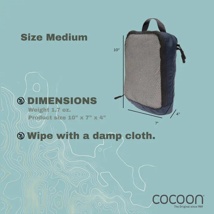 Cocoon- Two-in-One Separated Packing Cube - Size Medium- Galaxy Blue