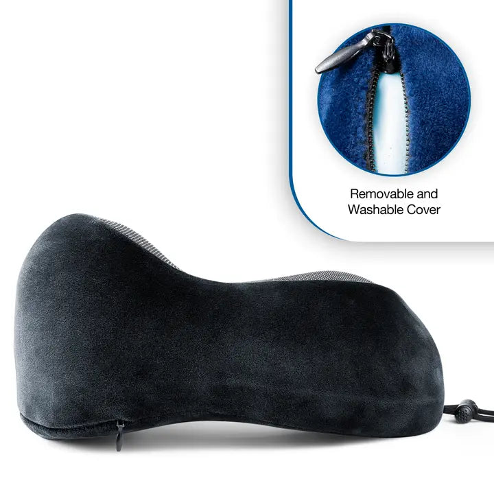 Cloudz Tech Memory Foam Travel Pillow with Earplugs