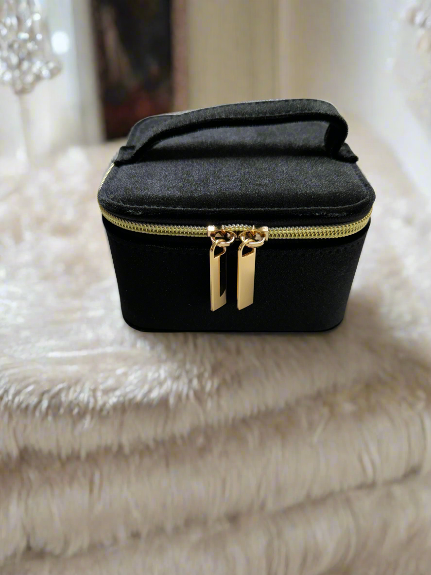 Velvet Jewelry Organizer Box- $25 Black