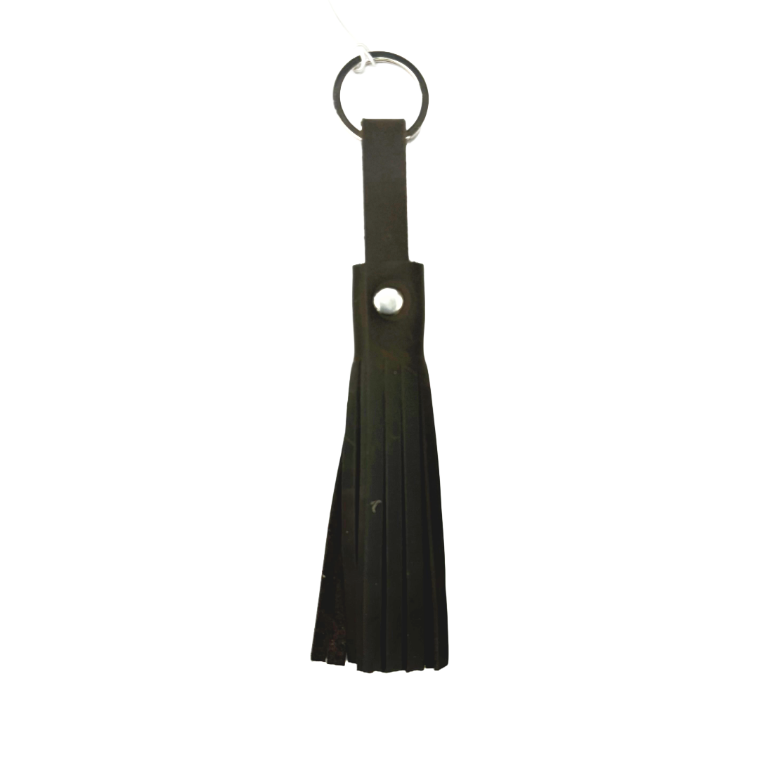 Genuine Leather Tassel Keychain/Bag Charm