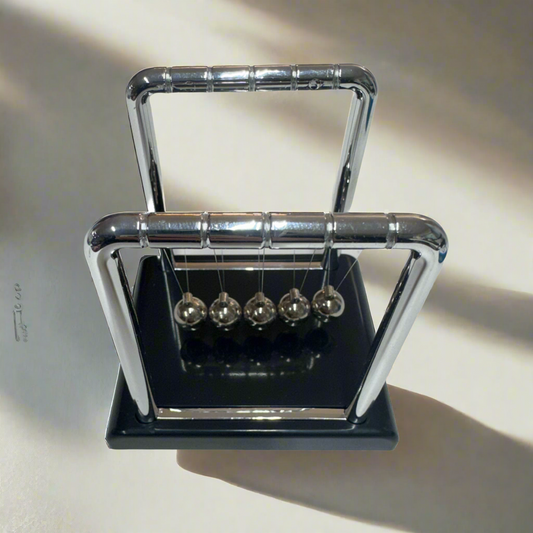 Desktop Newton's Cradle Balance Balls Black
