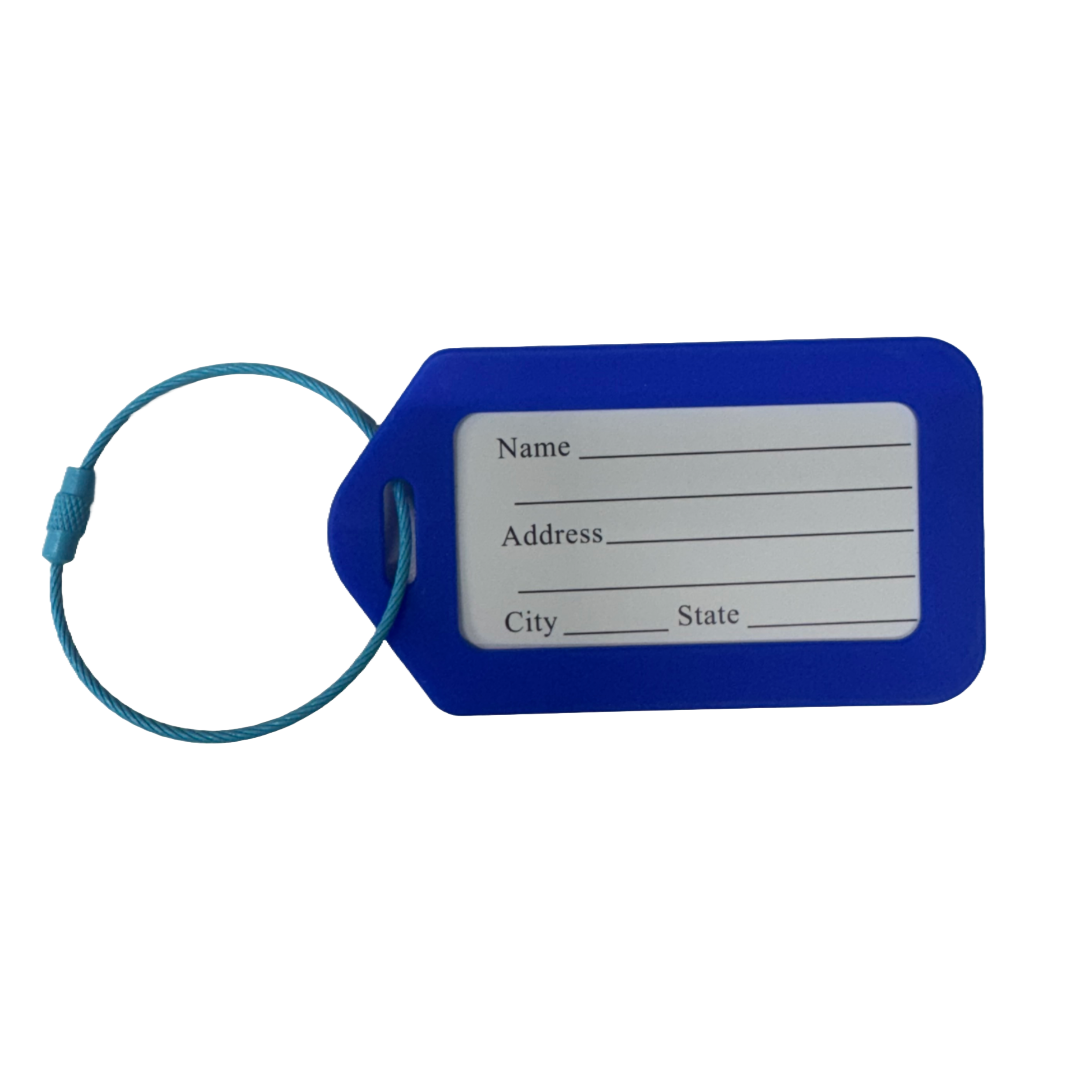 Lightweight Plastic Luggage Tag