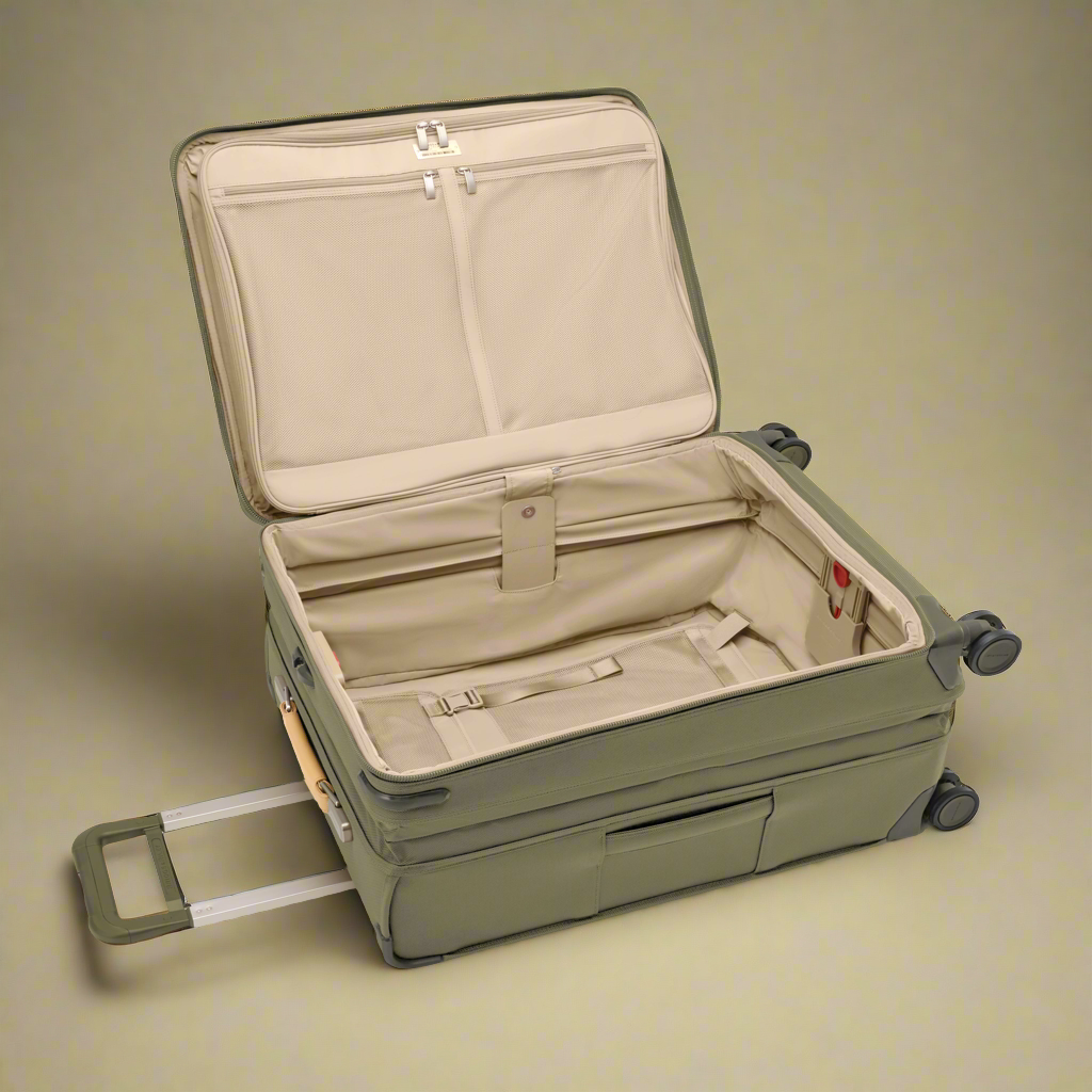 Briggs & Riley Baseline 26” Medium Softside Expandable Spinner with Suiter (Free Monogram)- BLU126CXSP