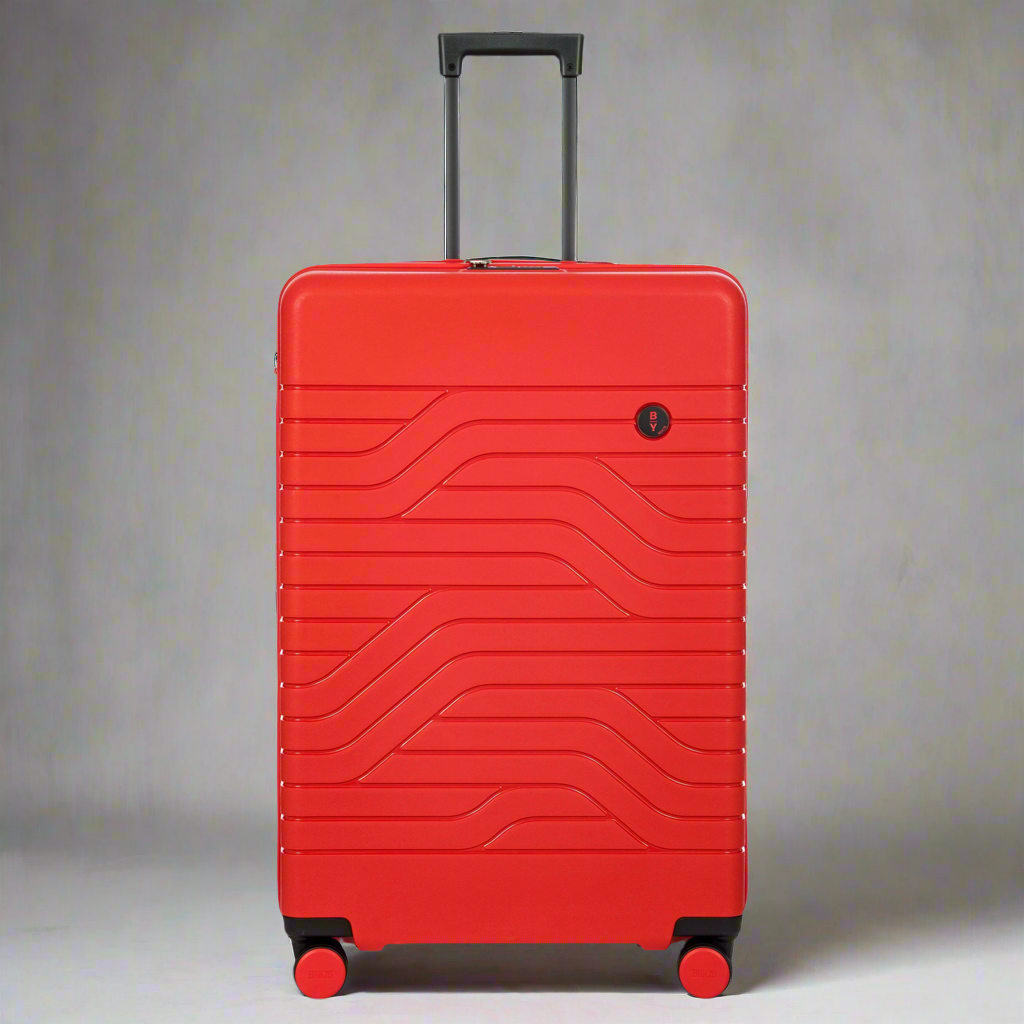Bric's Ulisse 28" Medium Checked Hardside Expandable Spinner Red