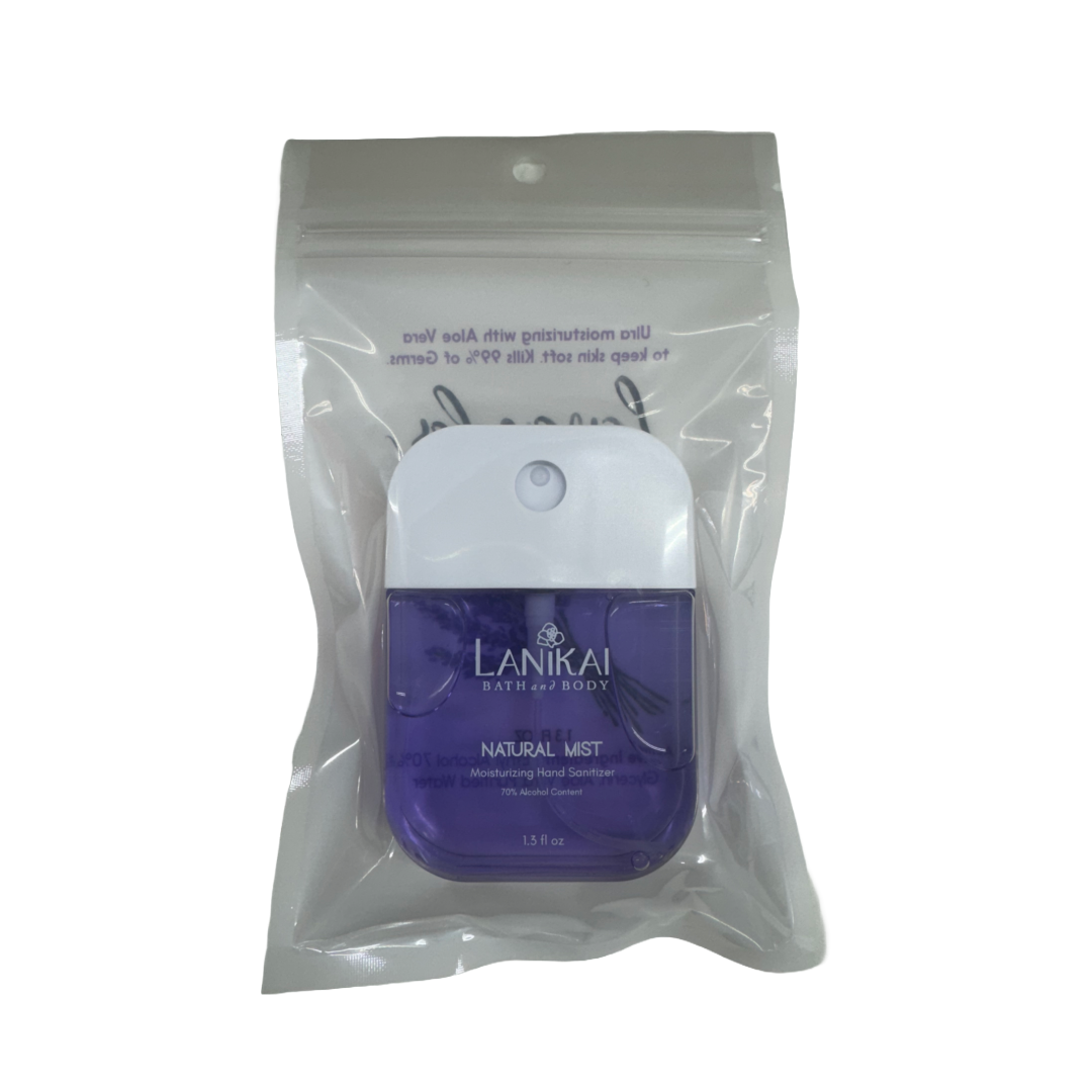 Lanikai Travel Sized Pocket Hand Sanitizer Spray- 1.3 oz Lavender
