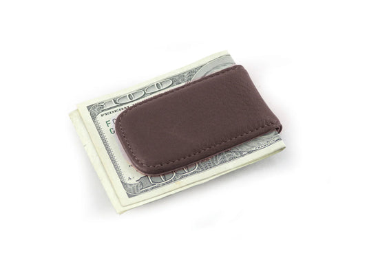 Osgoode Marley Long Magnetic Money Clip- 1555 Espresso