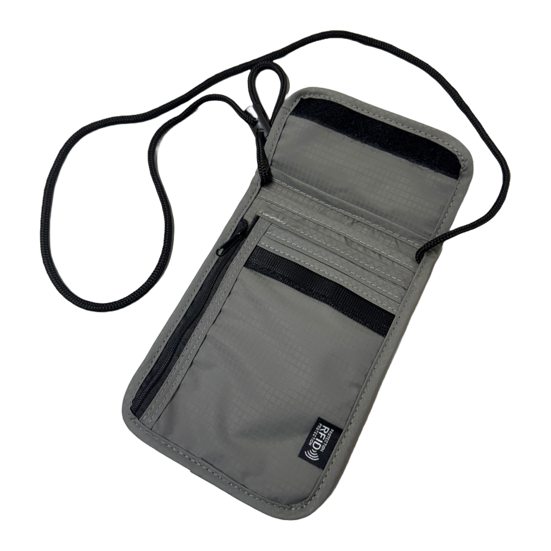 Lieber's Luggage® Lab - RFID Blocking Hidden Neck Wallet