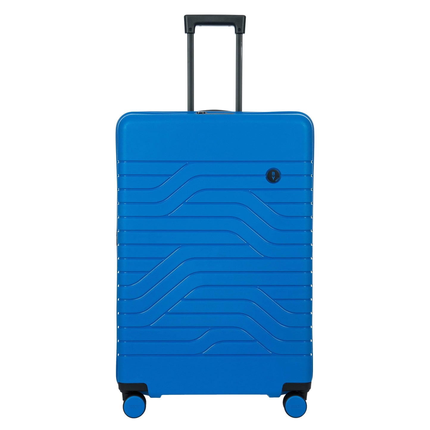 Bric's Ulisse 30" Large Checked Hardsided Expandable Spinner Electric Blue