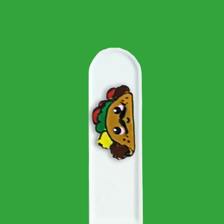 Czech Crystal Nail File - Size Small- Hand Painted Collection