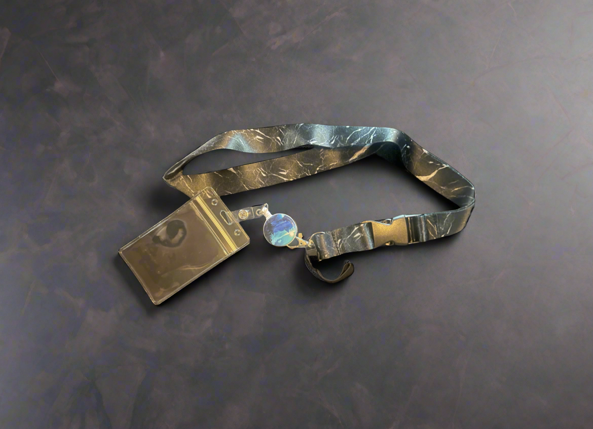 Cruise Ship Keycard Retractable Lanyard- Rivers