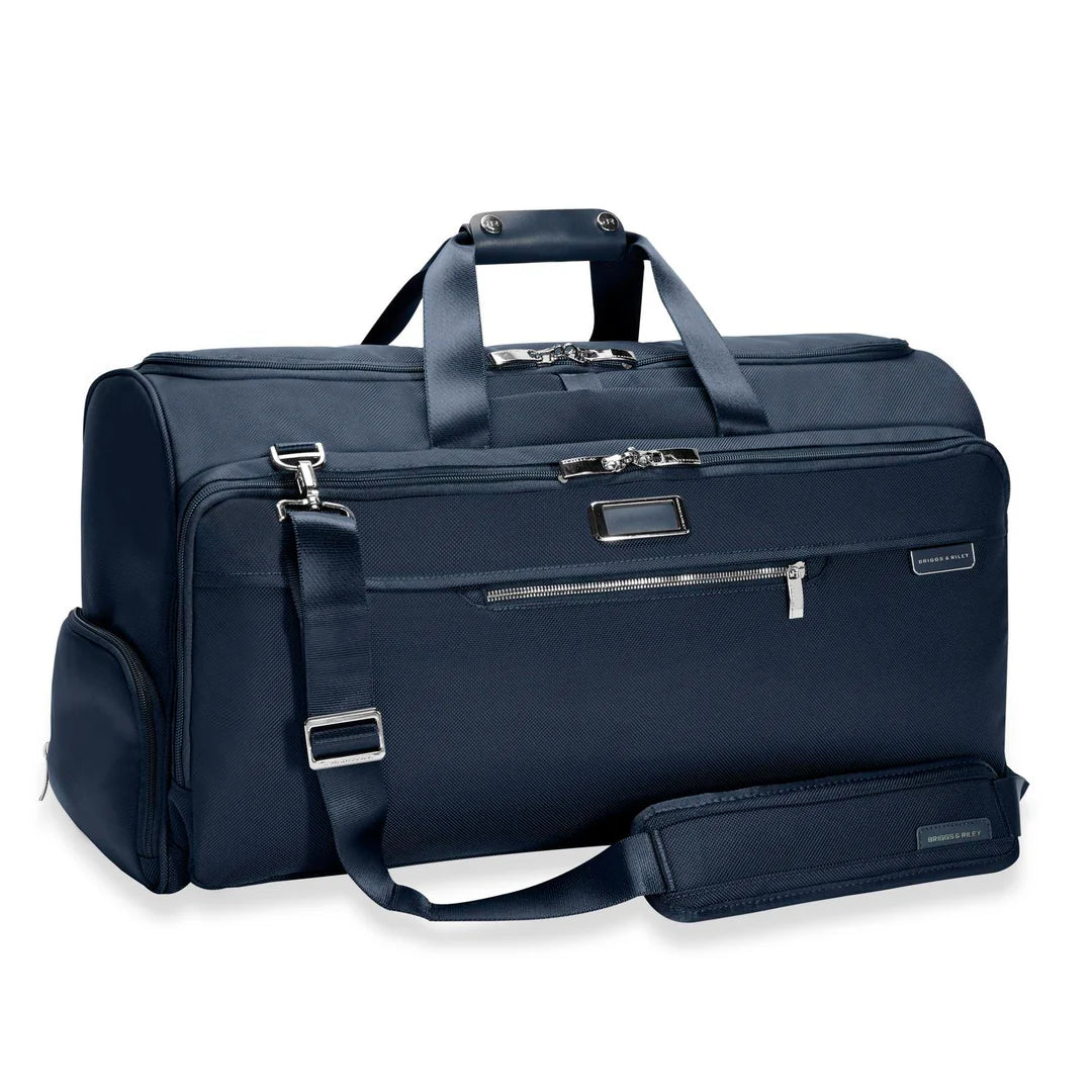 Briggs & Riley Baseline Carry-On Hangable Garment Duffle (Free Monogram)- BL329 Navy