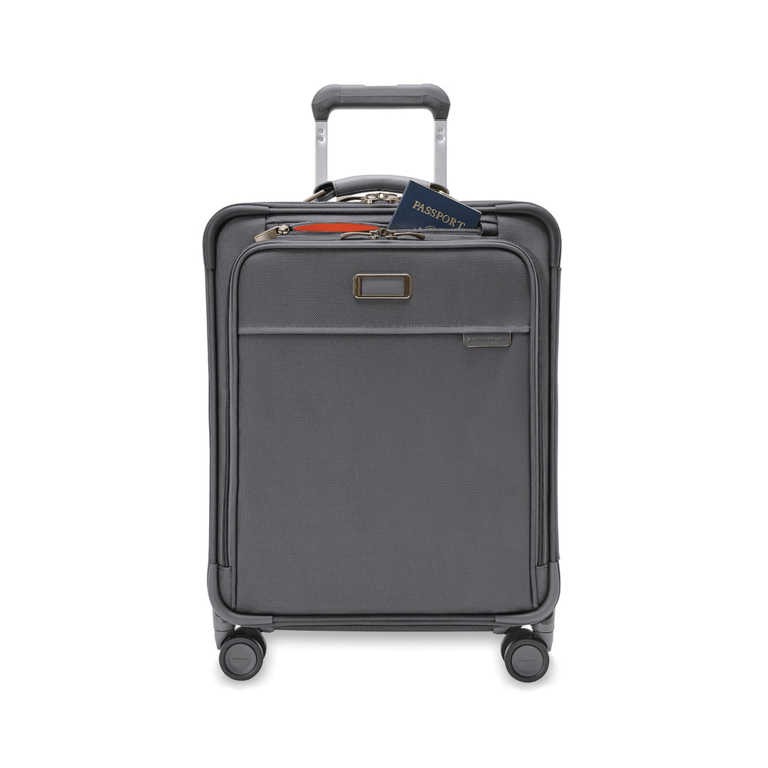 Briggs & Riley Baseline 21" Global Softside Carry-On Spinner with Suiter (Free Monogram)- BLU121CXSPW