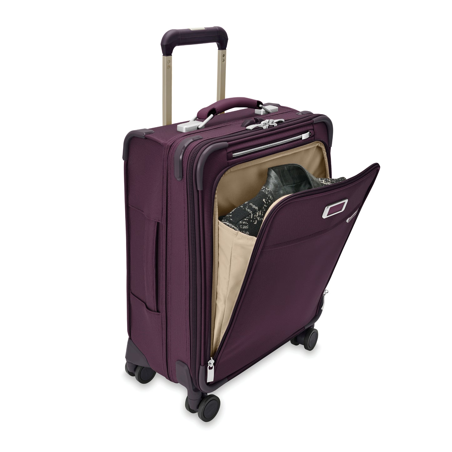 Briggs & Riley Baseline 21" Global Softside Carry-On Spinner with Suiter (Free Monogram)- BLU121CXSPW
