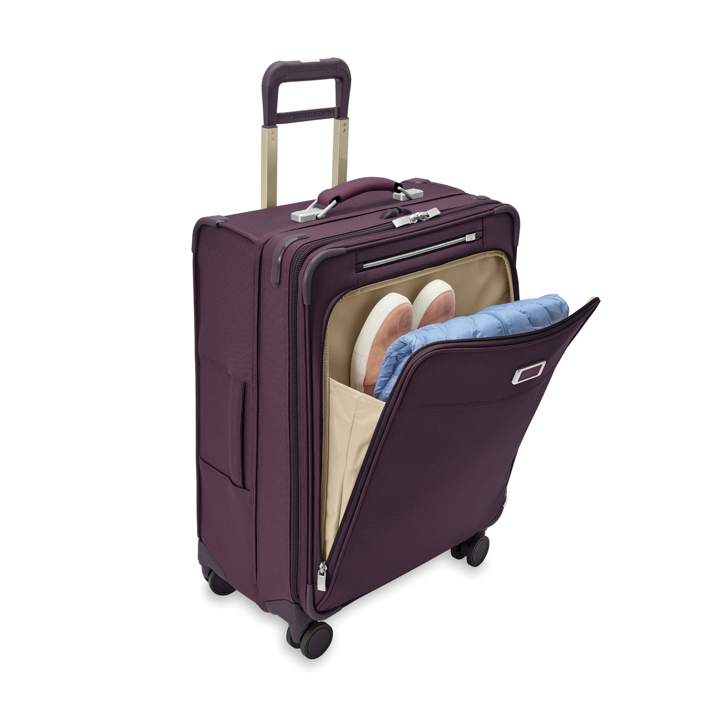Briggs & Riley Baseline 26” Medium Softside Expandable Spinner with Suiter (Free Monogram)- BLU126CXSP