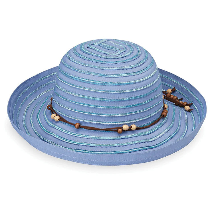Wallaroo Hat - Breton UPF 50+ Hydrangea Medium