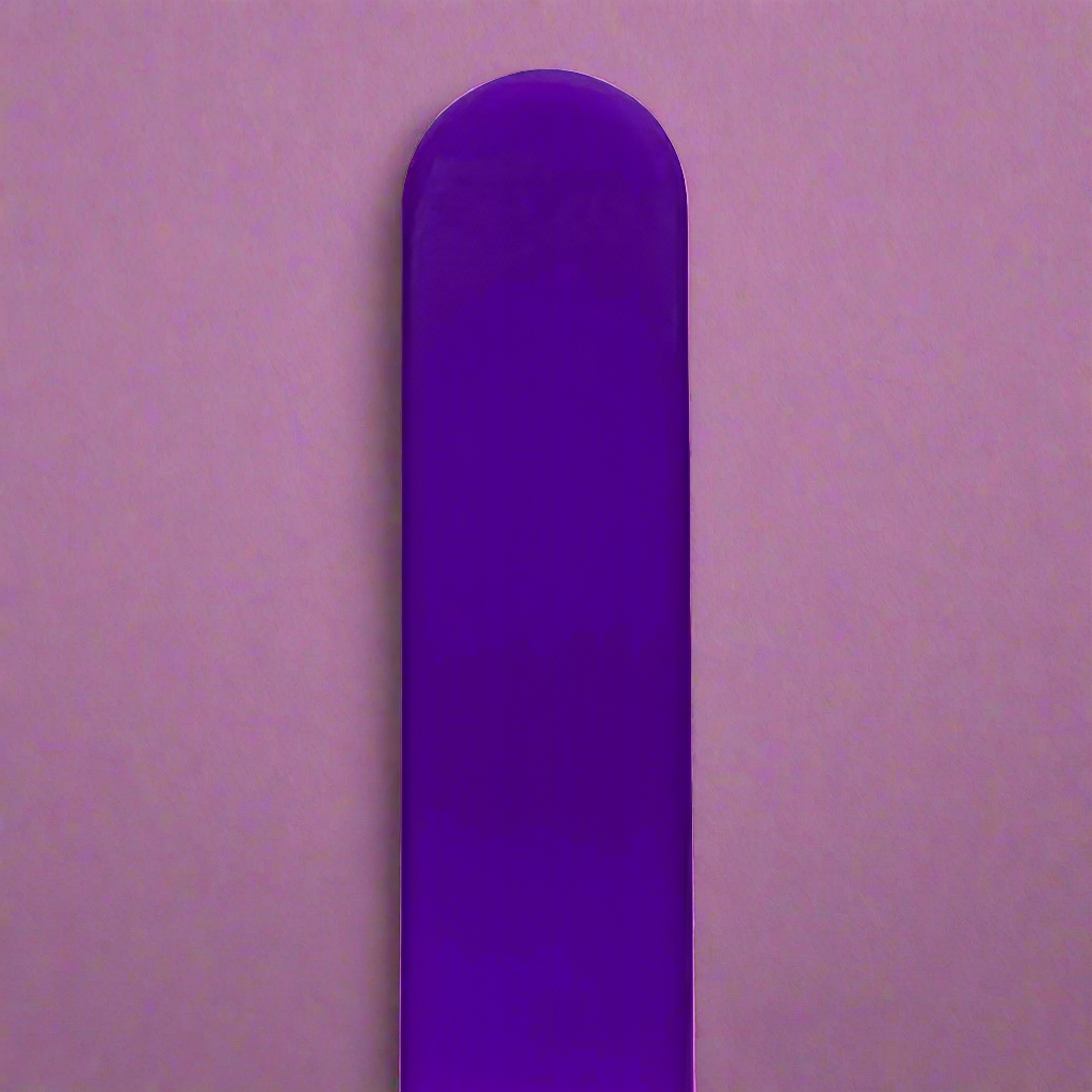 Czech Crystal Nail File - Size Medium- Classy Color Collection Purple