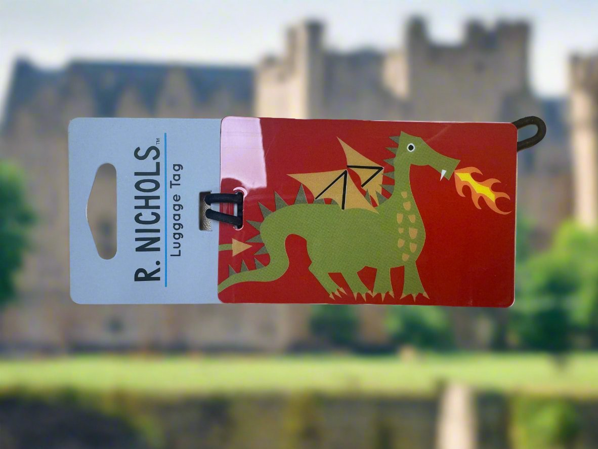 R. NICHOLS Placard Luggage Tag Dragon